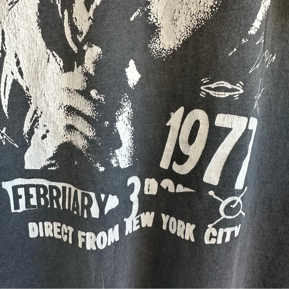 Blondie Distressed Los Angeles 1977 Graphic Tee. Size XS. Unisex - Picture 4 of 7